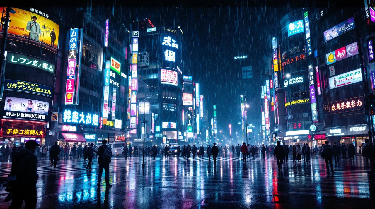在线视频福利4K：东京霓虹——赛博城市美学